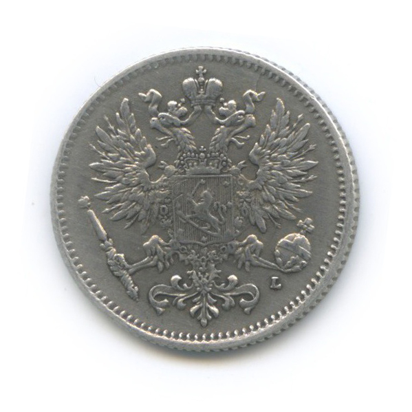 50 пенни 1907 L — Для Финляндии