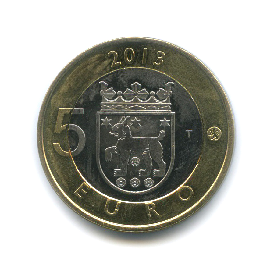 Как выглядит 5 евро фото монета