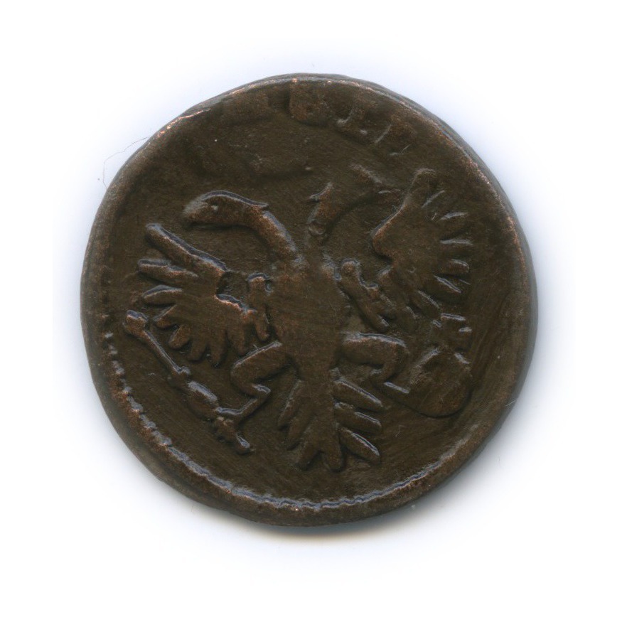 Деньга (½ копейки) 1731 — ½ копейки. перечекан (Орел 1730 г.)