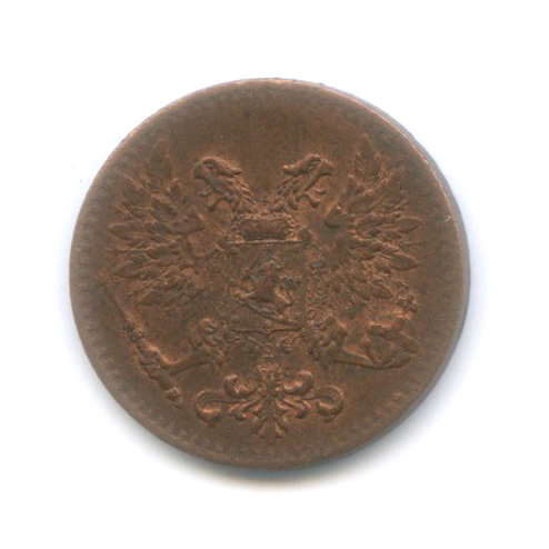 1 пенни 1917 — Для Финляндии. Орел