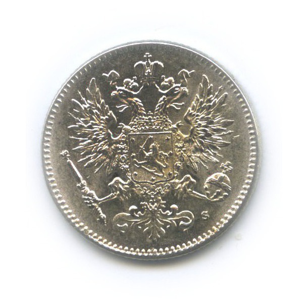 50 пенни 1916 S — Для Финляндии