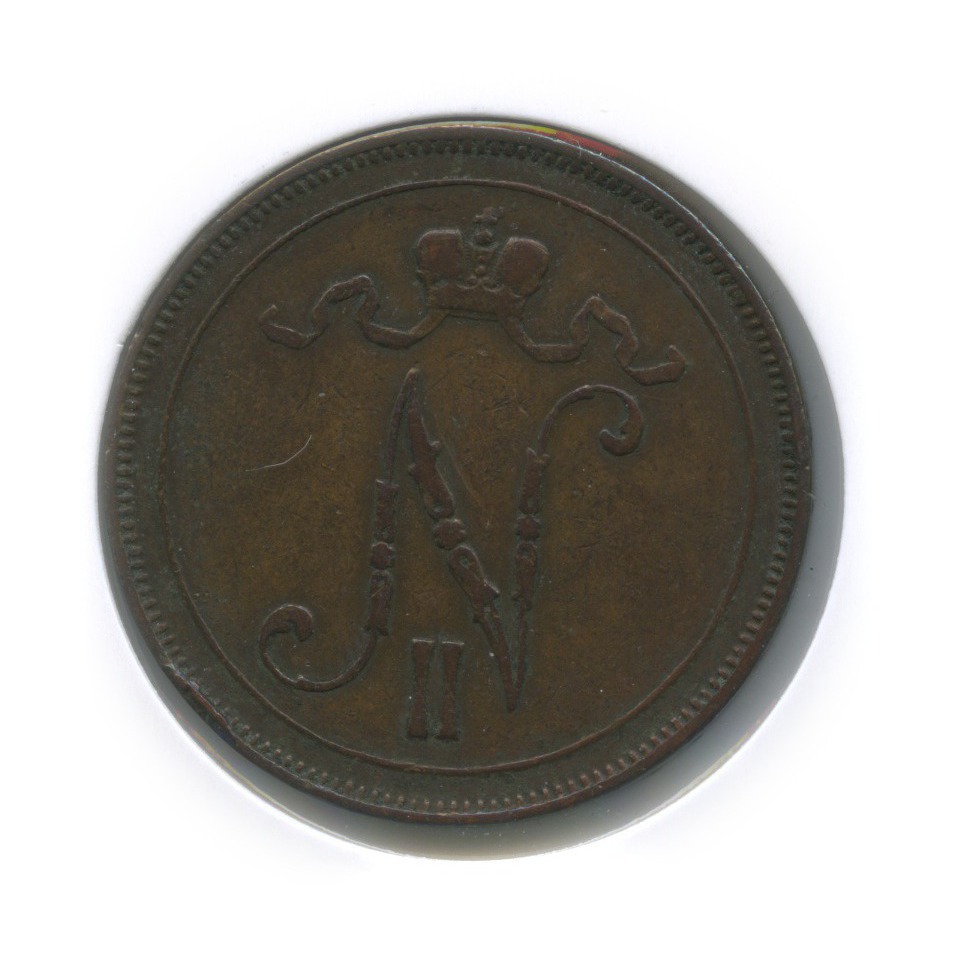 10 пенни 1905 — В холдере