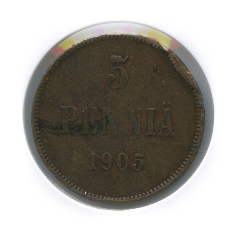 5 пенни 1905 — В холдере