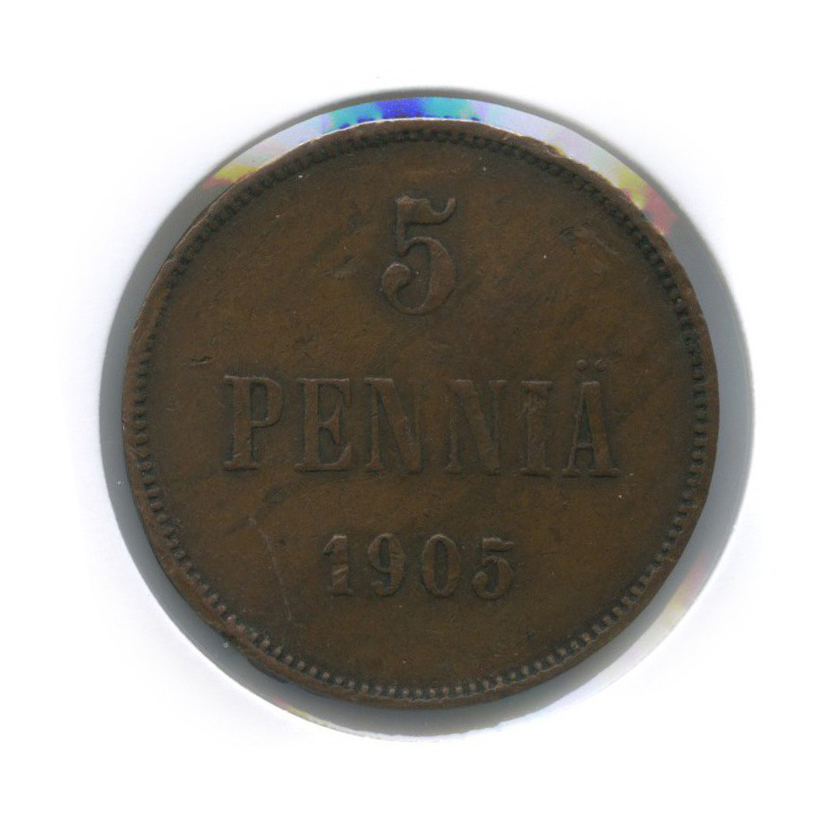 5 пенни 1905 — В холдере