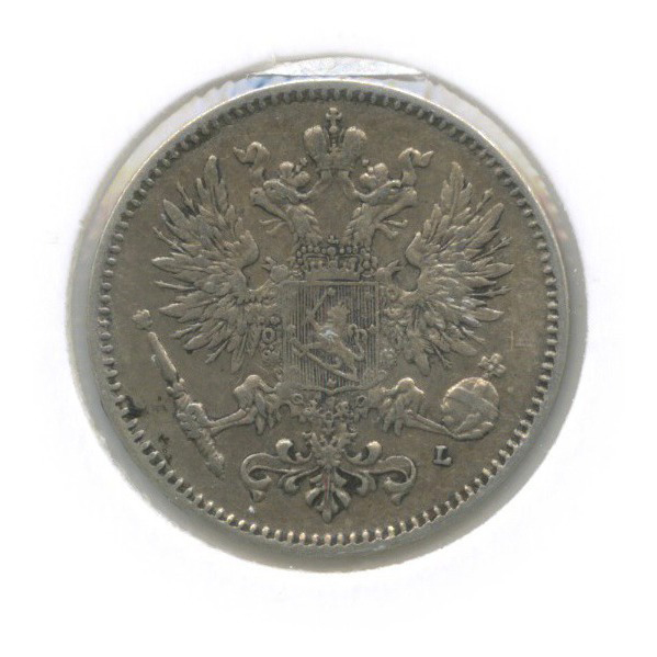 50 пенни 1907 L — В холдере