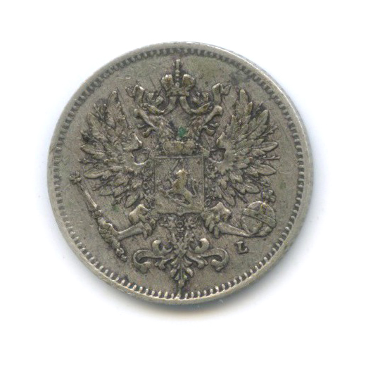 25 пенни 1909 L — Для Финляндии