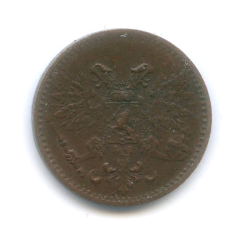 1 пенни 1917 — Для Финляндии. Орел