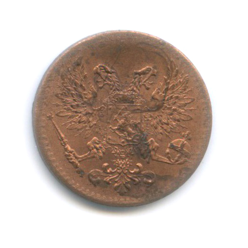 1 пенни 1917 — Для Финляндии. Орел