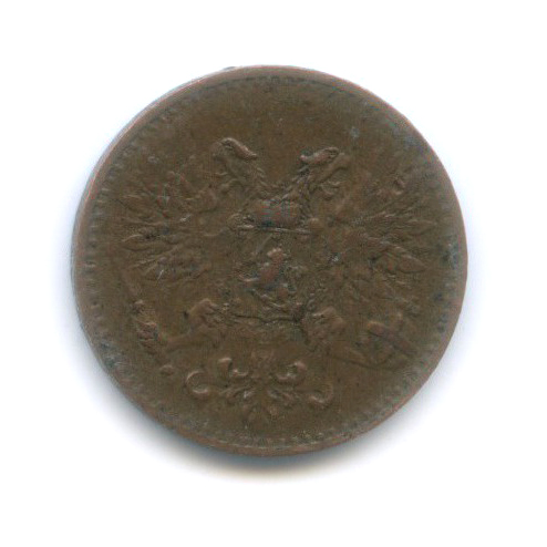 1 пенни 1917 — Для Финляндии. Орел