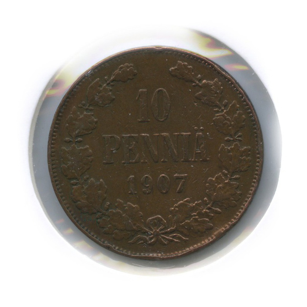 10 пенни 1907 — В холдере