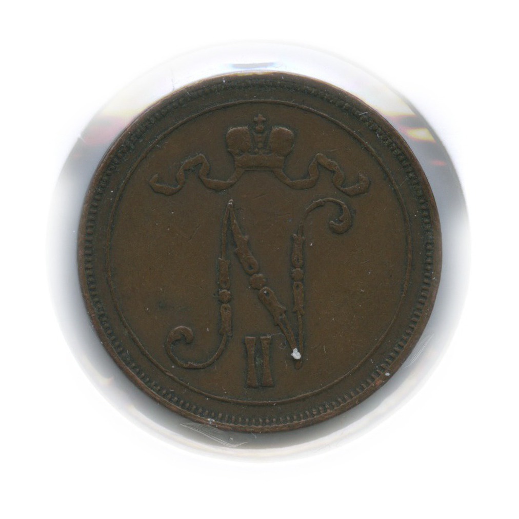 10 пенни 1905 — В холдере