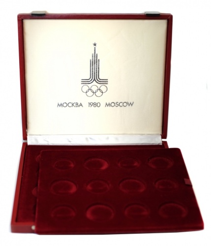 Футляр для монет «Олимпийские игры, Москва 1980» (оригинал)