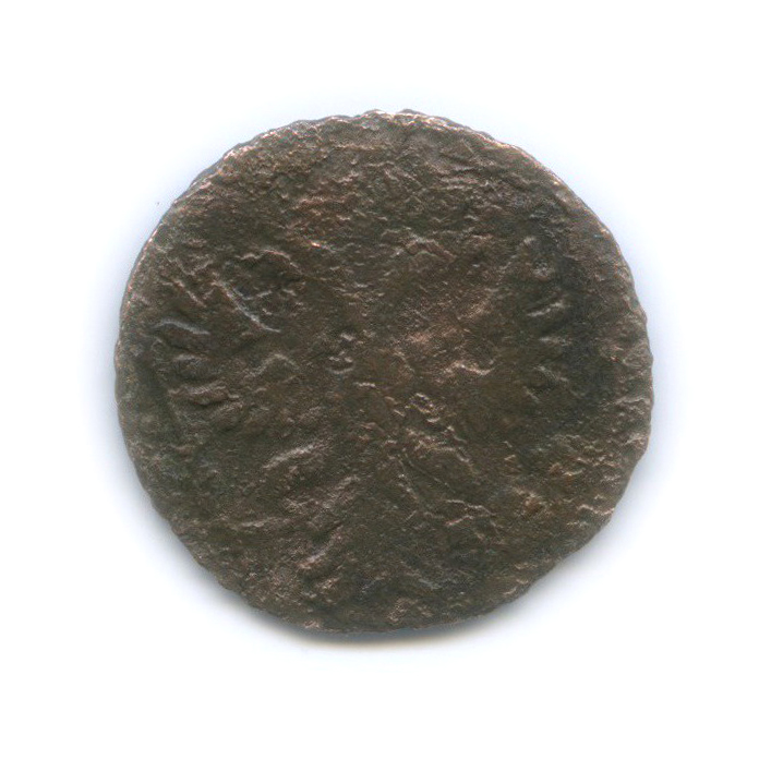 Полушка (¼ копейки) 1731 — (¼ копейки) перечекан (Орел 1730 г.)