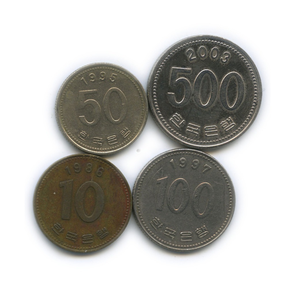 Монетки Южной Кореи