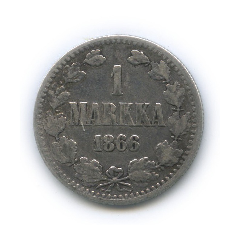 1 марка 1866 S — Для Финляндии