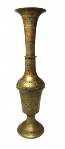 Ваза (1960-е гг., ручная чеканка, бронза, 35 см)