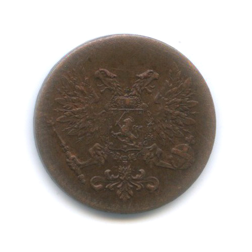 1 пенни 1917 — Для Финляндии. Орел