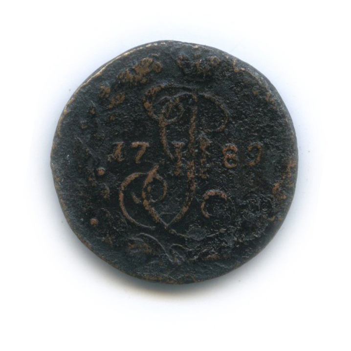 Деньга (½ копейки) 1789 ЕМ — ½ копейки