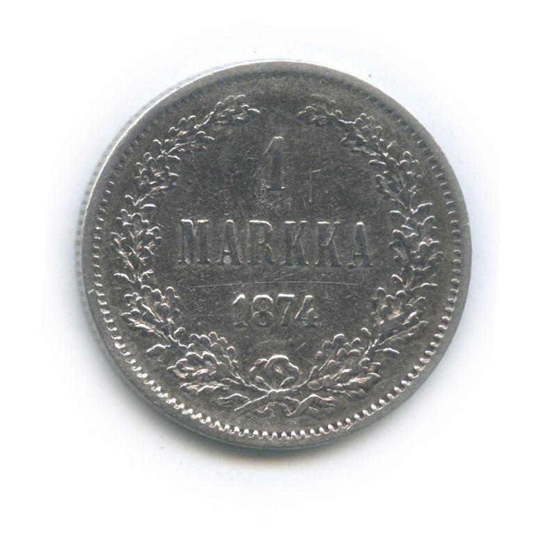 1 марка 1874 S — Для Финляндии