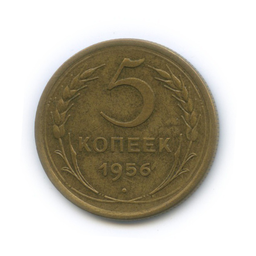 1956 год монеты цена. 5 Копеек 1957. Монета 5 копеек 1957. Копейки СССР 1957. Монета 5 копеек 1955 a083348.