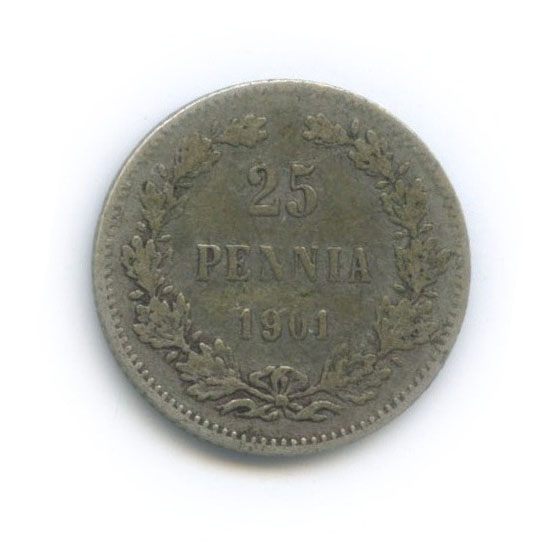 25 пенни 1901 L — Для Финляндии