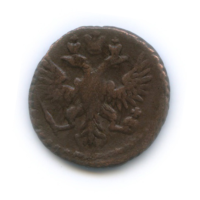 Полушка (¼ копейки) 1749 — (¼ копейки), орел обр. 1748 г (Орел 1748 г.)