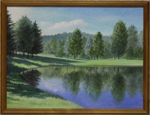 Картина «Ах, лето…» (масло, холст на картоне, 42×32 см)