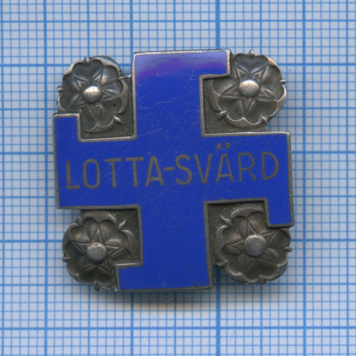 Знак женской военизированной организации «Lotta Svärd»
