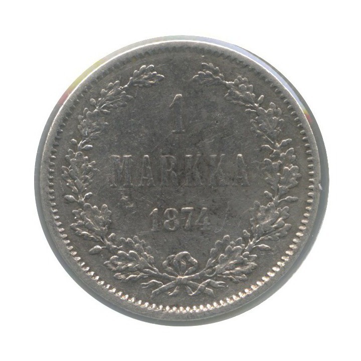 1 марка 1874 S — В холдере