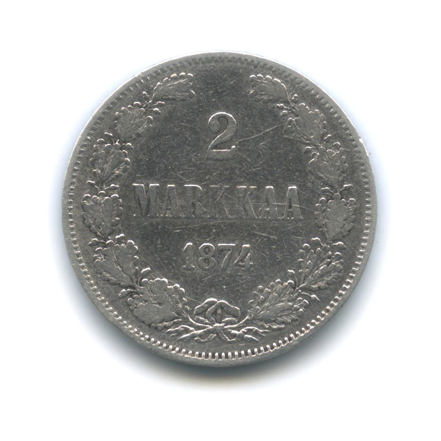 2 марки 1874 S — Для Финляндии