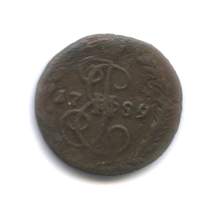 Деньга (½ копейки) 1789 ЕМ — ½ копейки