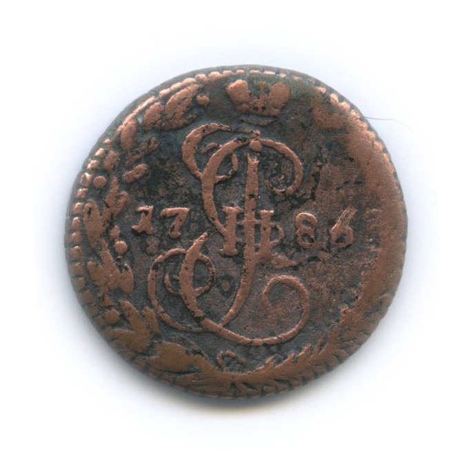 Деньга (½ копейки) 1786 ЕМ — ½ копейки