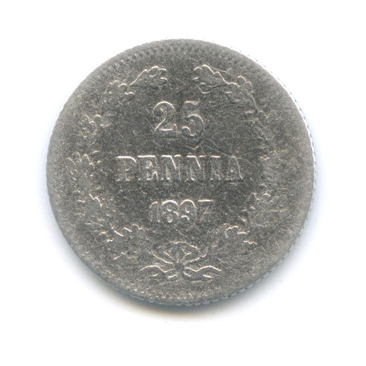 25 пенни 1897 L — Для Финляндии