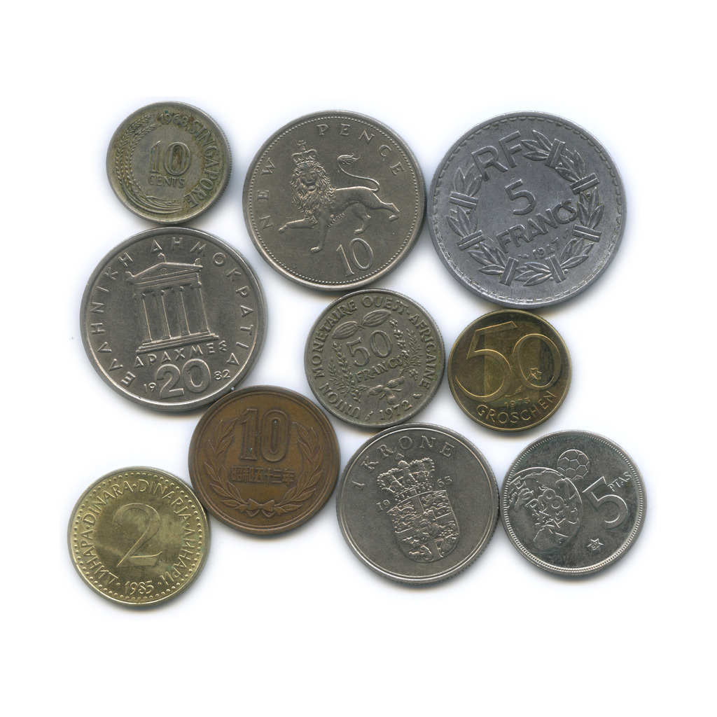 Монеты стран купить. Монеты разных стран.