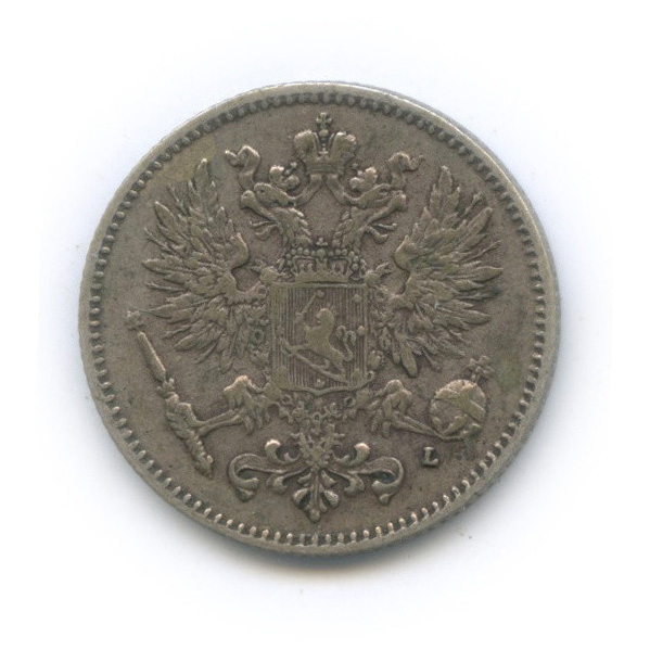50 пенни 1908 L — Для Финляндии