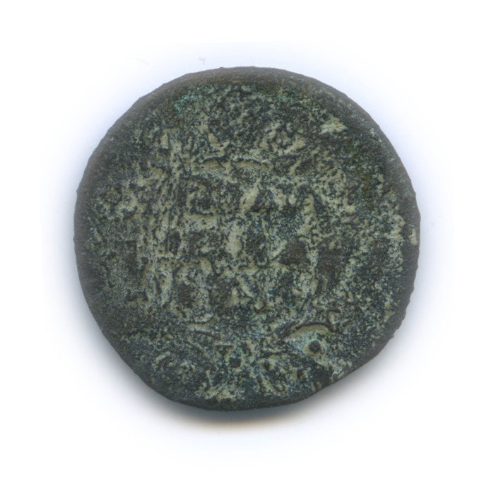 Полушка (¼ копейки) 1731 — (¼ копейки), перечекан из «крестовой» копейки 1728 г (Орел 1730 г.)