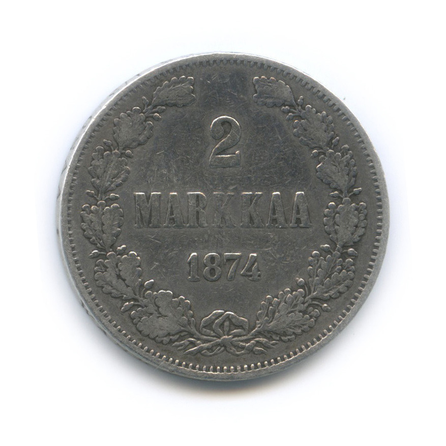2 марки 1874 S — Для Финляндии