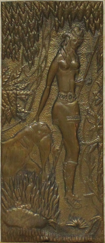 Картина (медная чеканка, 26×60 см)