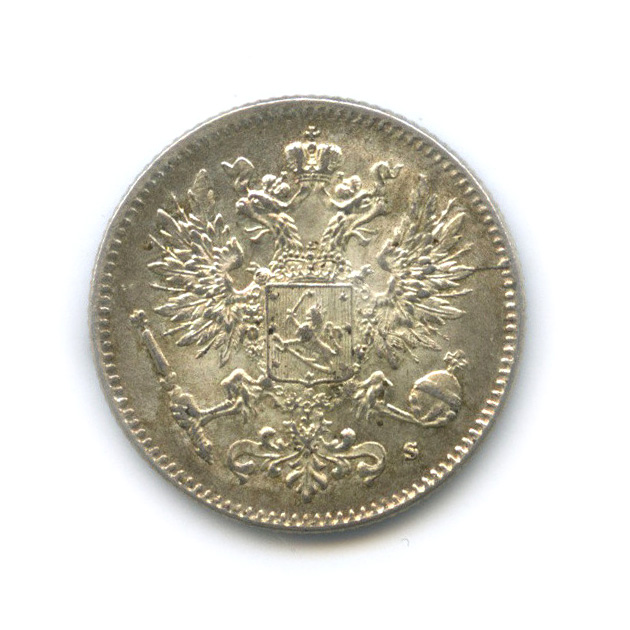 50 пенни 1916 S — Для Финляндии
