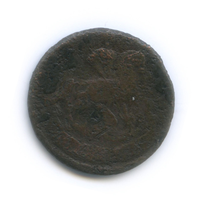 Деньга (½ копейки) 1760 — (½ копейки) - Вензель императрицы Елизаветы