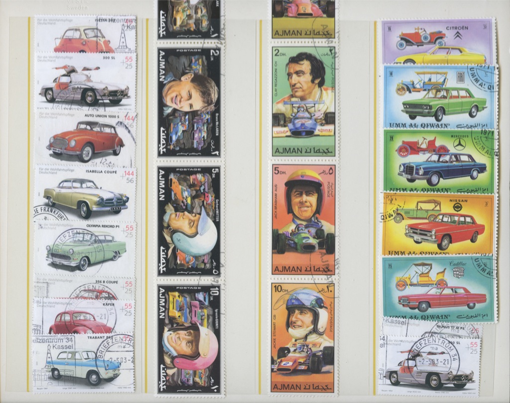 Почтовые Марки Автомобили Купить