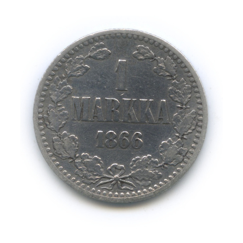 1 марка 1866 S — Для Финляндии