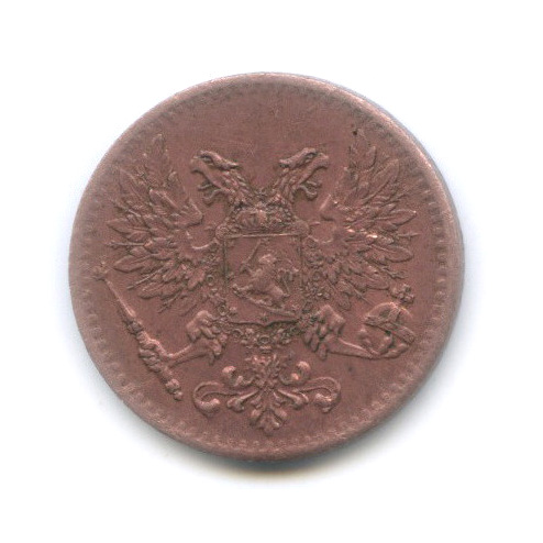 1 пенни 1917 — Для Финляндии. Орел