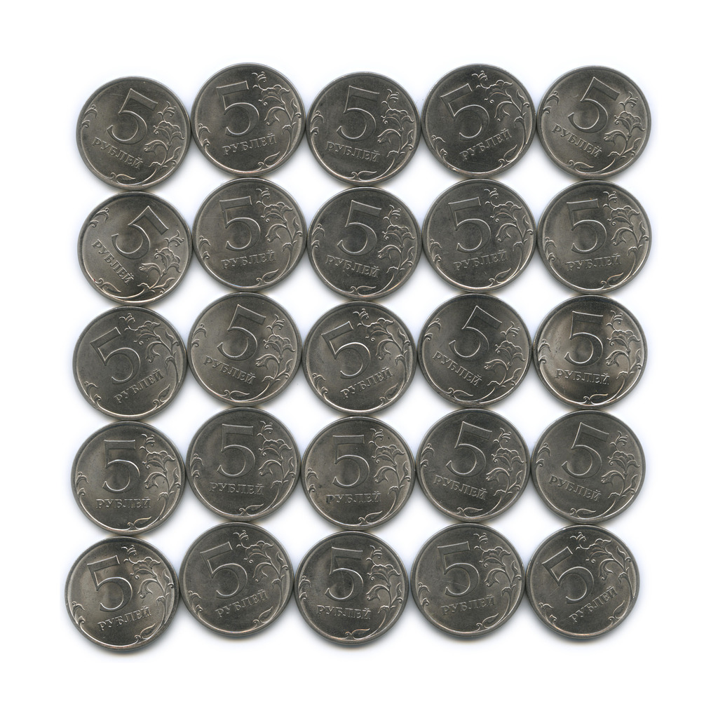 Монеты 5 рублей 2015