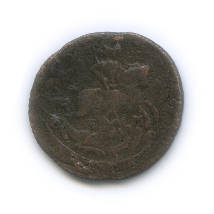 Деньга 1766 ЕМ — ½ копейки