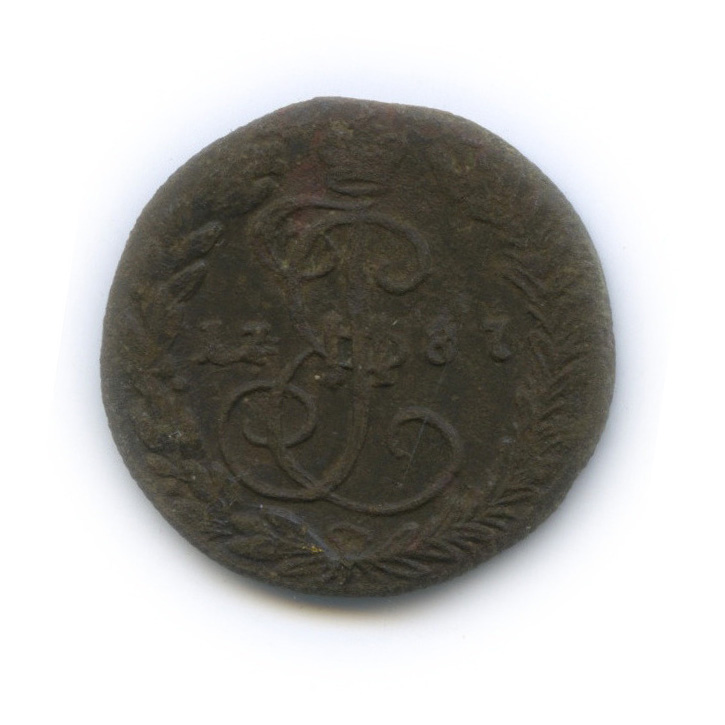 Деньга (½ копейки) 1787 КМ — ½ копейки