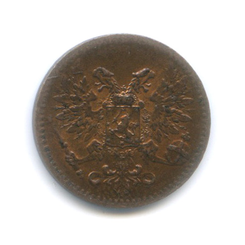1 пенни 1917 — Для Финляндии. Орел
