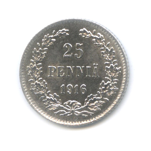 25 пенни 1916 S — Для Финляндии