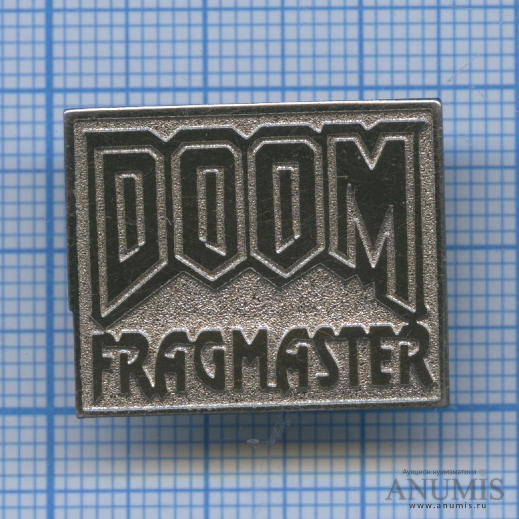 Е аукцион. Fragmaster Doom значок.