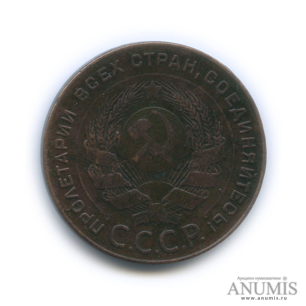 5 копеек 1924 — На Николаевском кружке